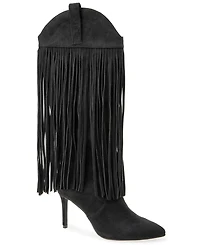 Christian Siriano Women's Appti Fringe Pointed Toe Boot