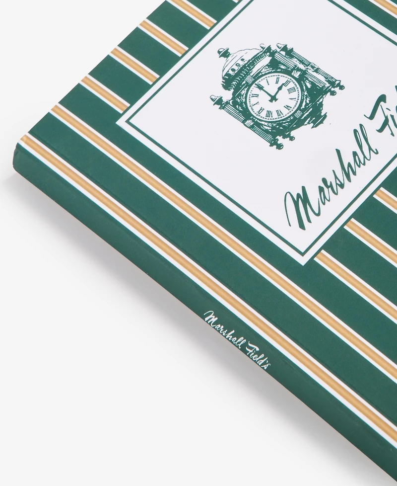 Marshall Fields Striped Logo Cover Notebook