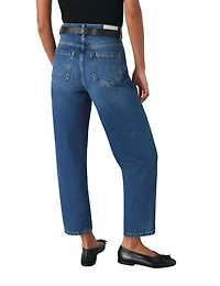 Whistles Women's High Waist Barrel Leg Jean