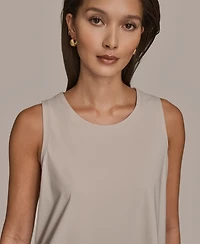 Donna Karan Weekend Women's Tricot Knit Sleeveless Top Clone