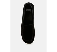 Robua Velvet Flat Loafers