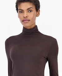 Anne Klein Women's Long-Sleeve Seamless Turtleneck