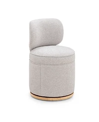 Tov Furniture Amaya 29.8" Fabric Textured Swivel Desk Chair