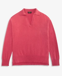 Charter Club Women's Johnny-Collar Cashmere Long-Sleeve Sweater, Macy's Exclusive