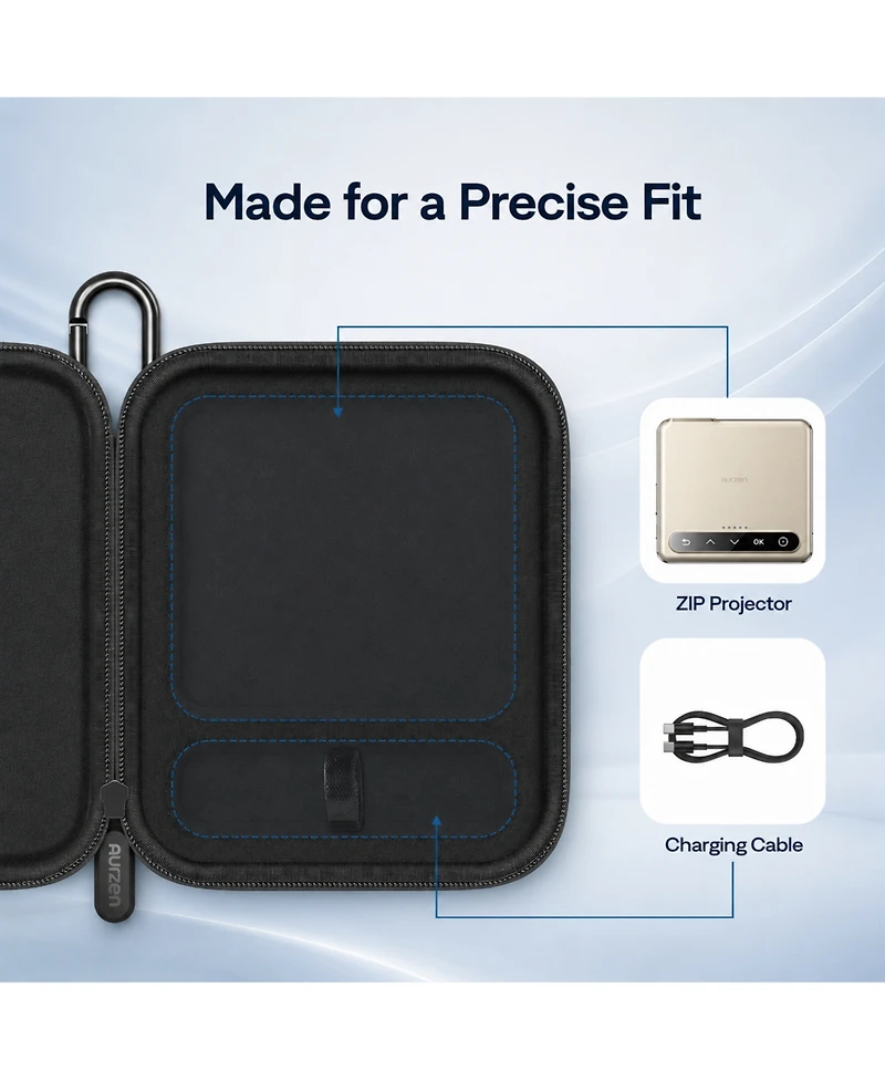 Ultra-Portable Carrying Case Mini CasePlay bag with Waterproof and Drop-Resistant Design, Projector Bag for Any On-The-go Situation