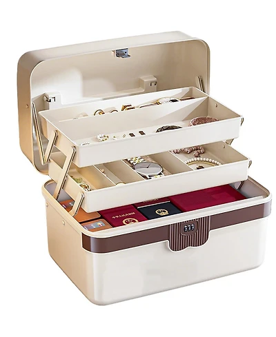 Xdovet Plastic Tackle Box 3-Layer Organizer