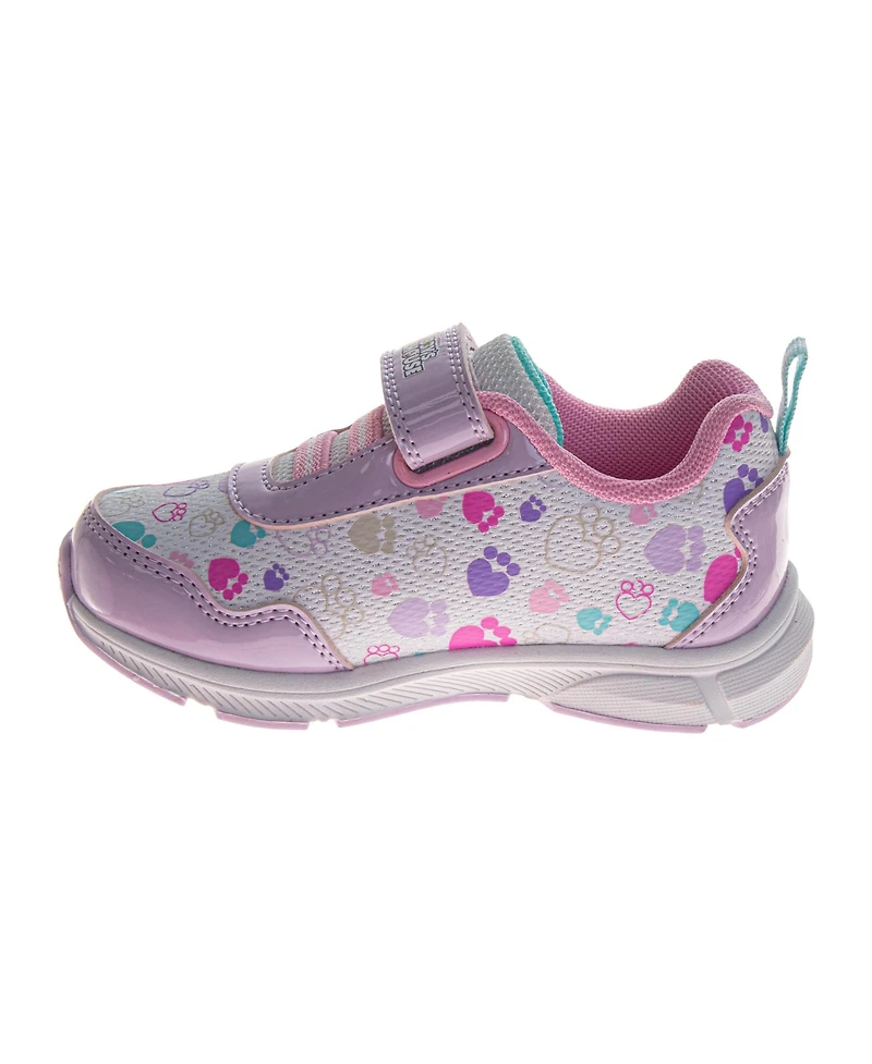 Gabby's Dollhouse Girls Athletic Hook and Loop Light-Up Sneakers