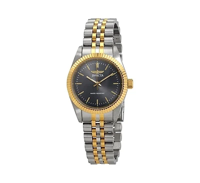 Invicta Women's 29400 Specialty Quartz 3 Hand Charcoal Dial Watch