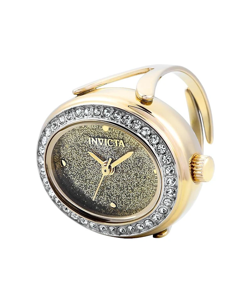 Invicta Women's Mini Quartz Dial Ring Watch