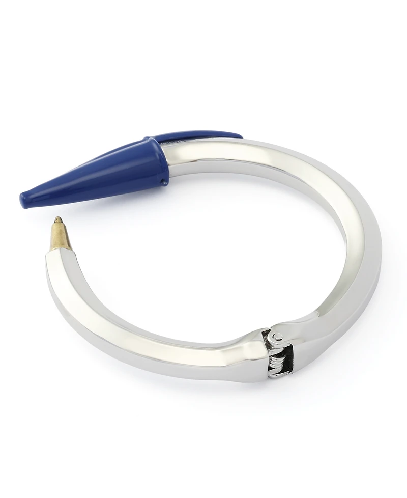 Betsey Johnson Blue Best In Class Classic Pen Bangle Bracelet