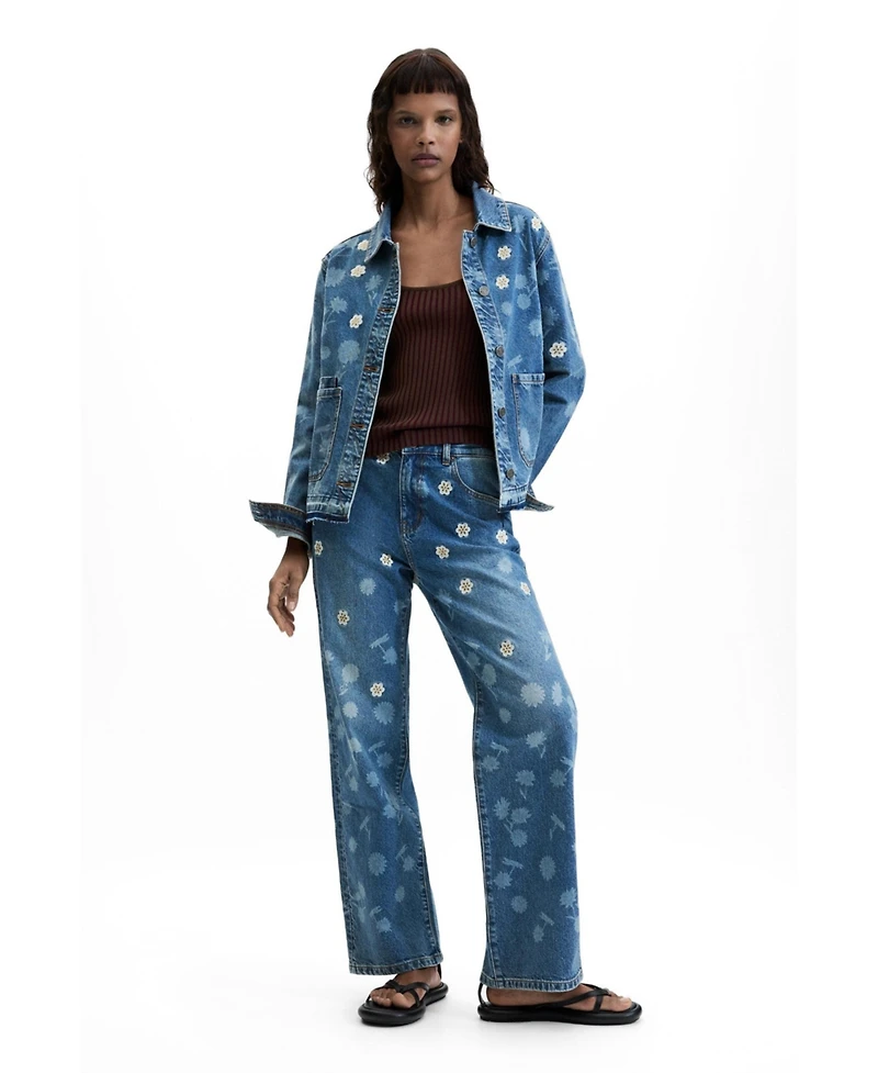 Desigual Women's Denim jacket cotton