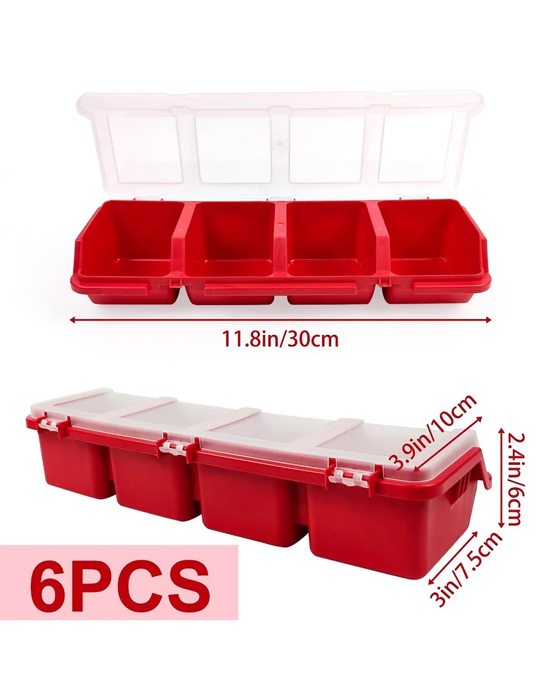 Xdovet Screw Organizer Storage Box with Lids