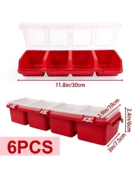 Xdovet Screw Organizer Storage Box with Lids