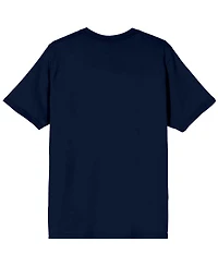 Modelo Men's Espiritu Luchador Logo Crew Neck Short Sleeve Navy T-shirt-3XL