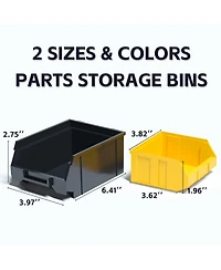 Xdovet Wall Mounted Plastic Tool Organizer Hardware Storage Box