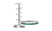 Suzy Levian New York 14K Gold 0.66ct Gemstone Eternity Band Ring
