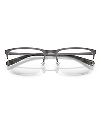 B by Brooks Brothers Men's Rectangle Eyeglasses