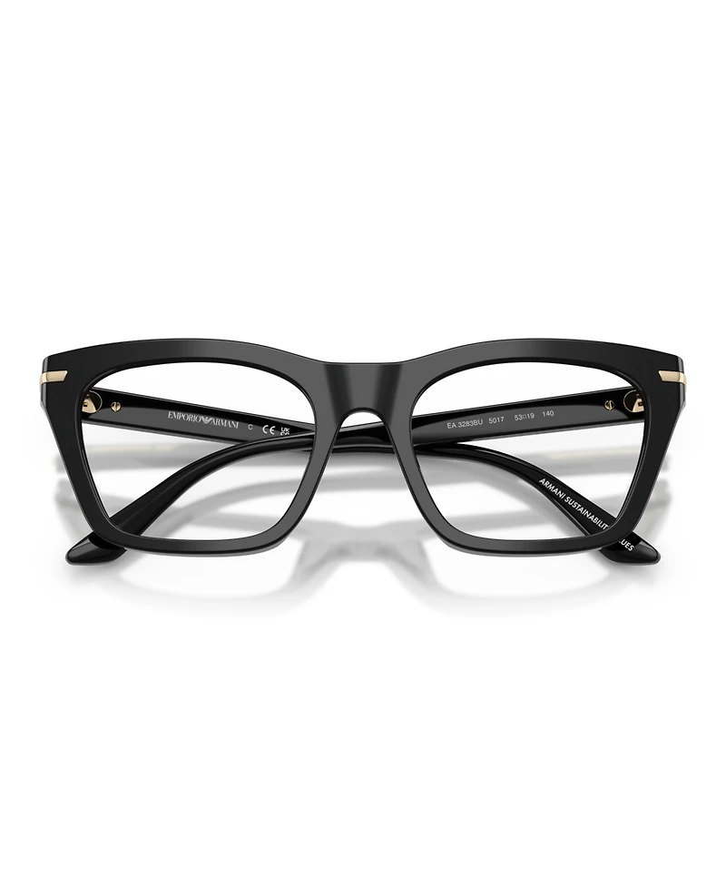 Emporio Armani Women's Cat Eye Eyeglasses, EA3283BU
