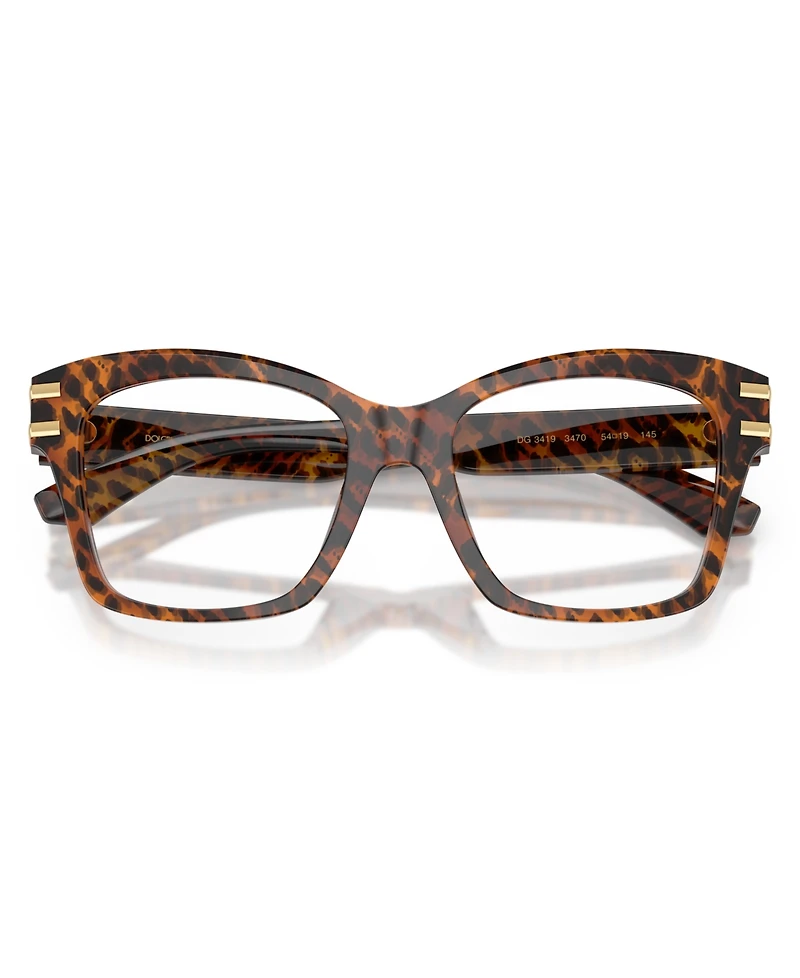 Dolce&Gabbana Women's Square Eyeglasses, DG3419