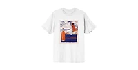 Orange Crush Big & Tall Woman On Seashore White