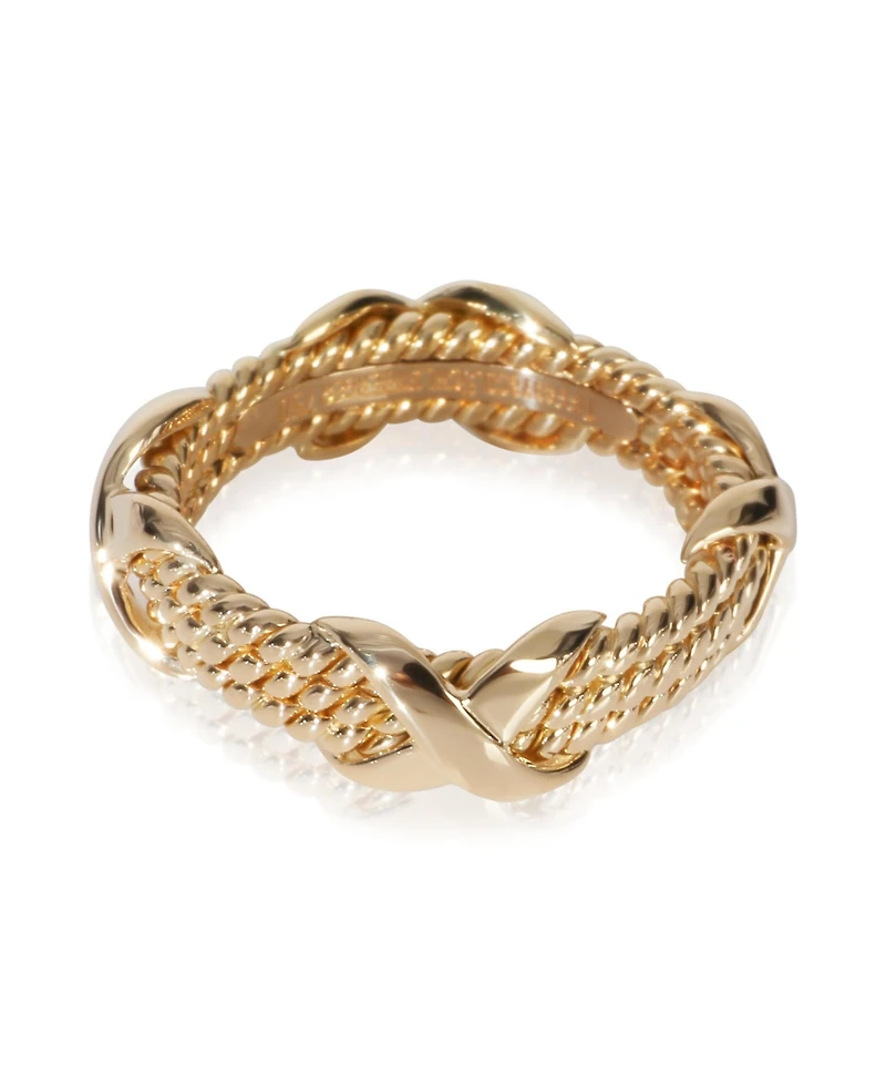 Pre-Owned Tiffany & Co Yellow Gold Schlumberger X Ring