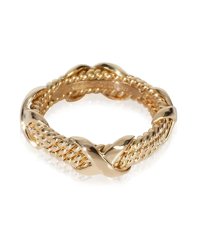 Pre-Owned Tiffany & Co Yellow Gold Schlumberger X Ring