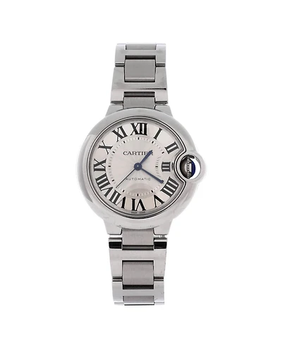 Pre-Owned Cartier Ballon Bleu de Cartier Automatic Watch in Stainless Steel 33mm