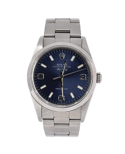 Pre-Owned Rolex Oyster Perpetual Air King Automatic Watch in Stainless Steel 34mm