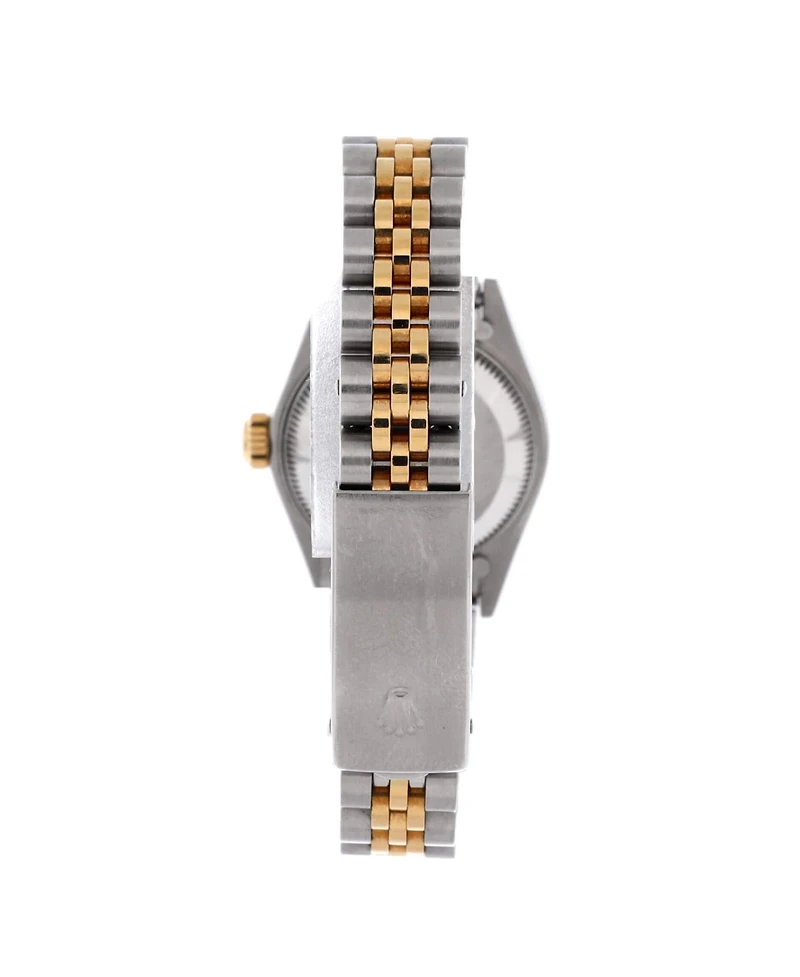 Pre-Owned Rolex Oyster Perpetual Datejust Automatic Watch in Stainless Steel and Gold with Diamond Markers 26mm