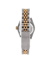 Pre-Owned Rolex Oyster Perpetual Datejust Automatic Watch in Stainless Steel and Gold with Diamond Markers 26mm