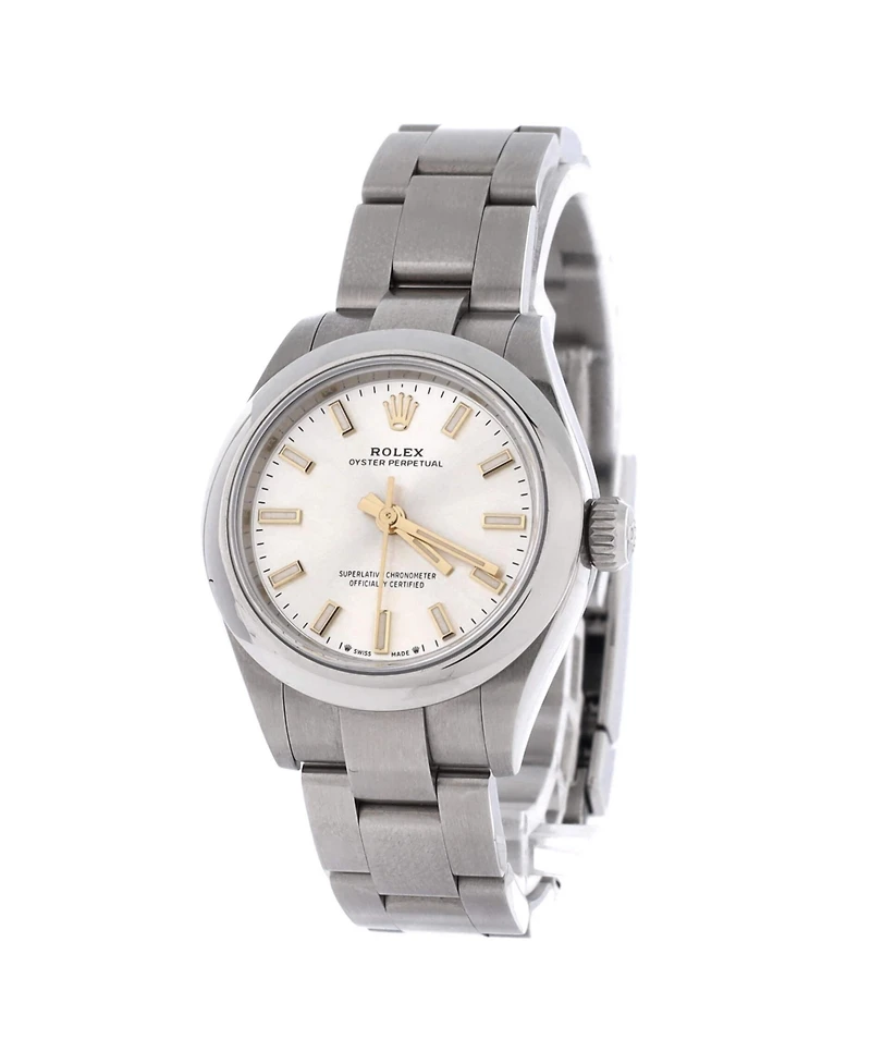 Pre-Owned Rolex Oyster Perpetual Automatic Watch in Stainless Steel 28mm