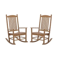 Augusta Home Laura All Weather Rocking Chair (Set of 2)