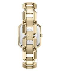 Armani Exchange Women's Na Quartz Gold Stainless Steel Watch 27mm