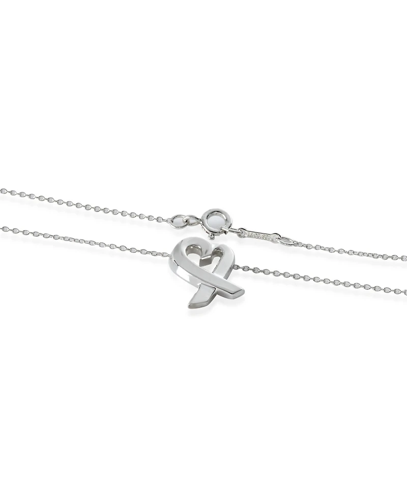 Pre-Owned Tiffany & Co Sterling Silver Paloma Picasso Loving Heart Pendant