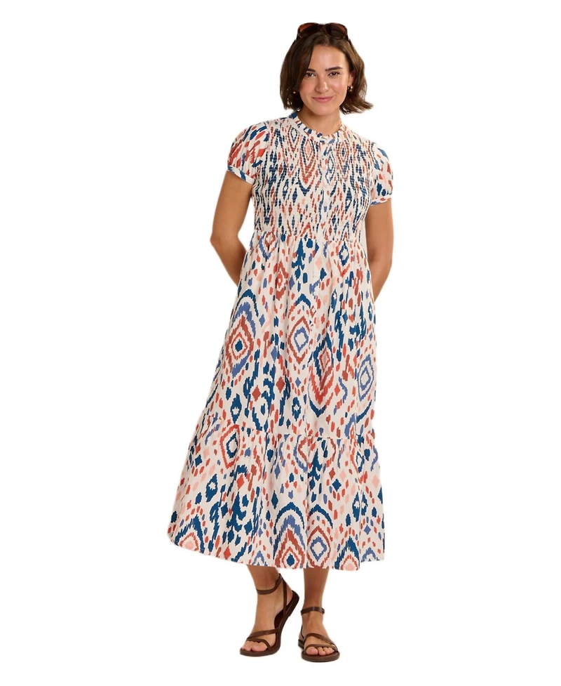 Brakeburn Women's Eirini Bodice Tiered Maxi Dress