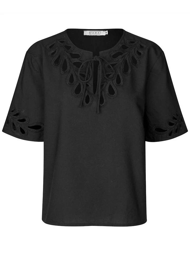 Masai Copenhagen Women's MaDyselle Cutwork Detail Blouse