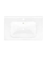Busdays 27.8 Inch Ceramic Basin Only Sink Without Cabinet
