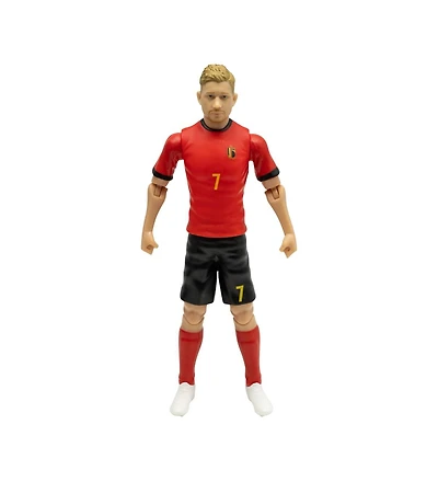 Banbo Toys Sockers 2026 Belgium National Team De Bruyne 8" Collectible Soccer Action Figure