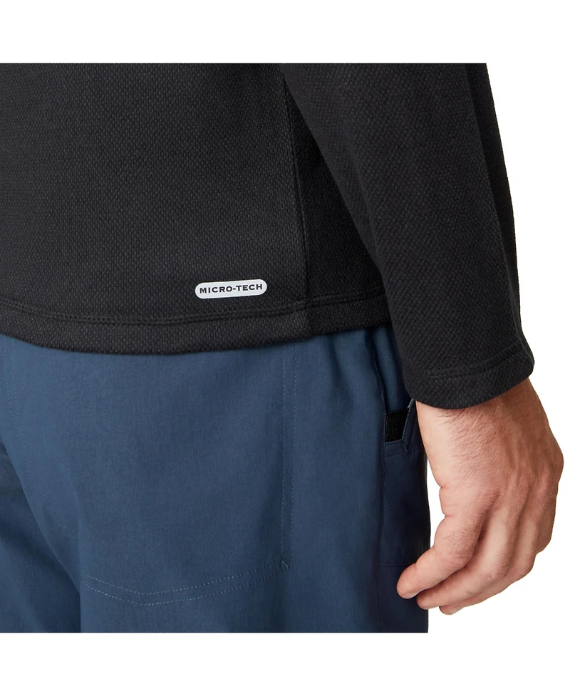 Free Country Men's Sueded Pique Long Sleeve Hoodie