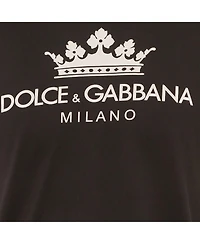 Pre-Owned Dolce & Gabbana Men's King Print Jersey T-Shirt