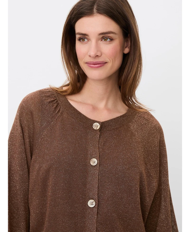 Masai Copenhagen Women's Malakker Balloon Sleeve Knit Cardigan