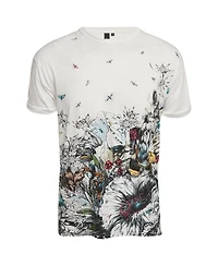 Pre-Owned Alexander Mcqueen Men's Floral Print Jersey T-Shirt