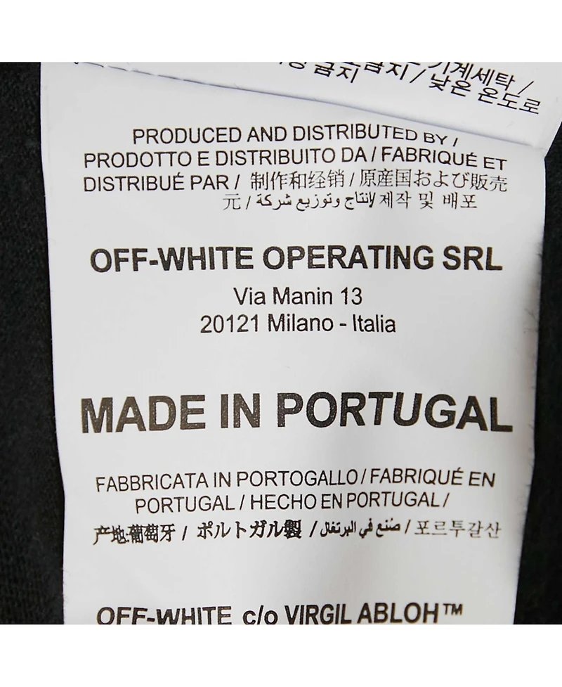 Pre-Owned Off-White Men's Acrylic Arrow Print Cotton T-Shirt