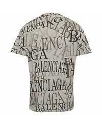 Pre-Owned Balenciaga Men's Logo Print Jersey T-Shirt