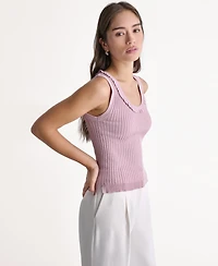 Bcbg Women's Sleeveless Scoop Neck Knit Top