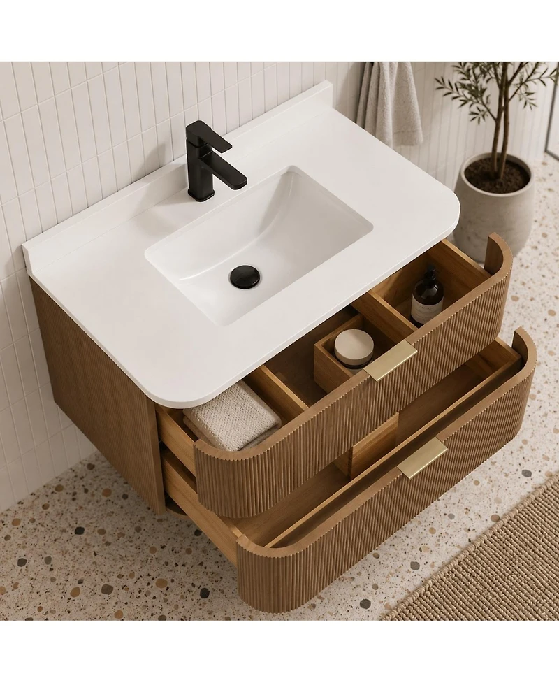 Ari Bath Chantal 36" Floating Bathroom Vanity