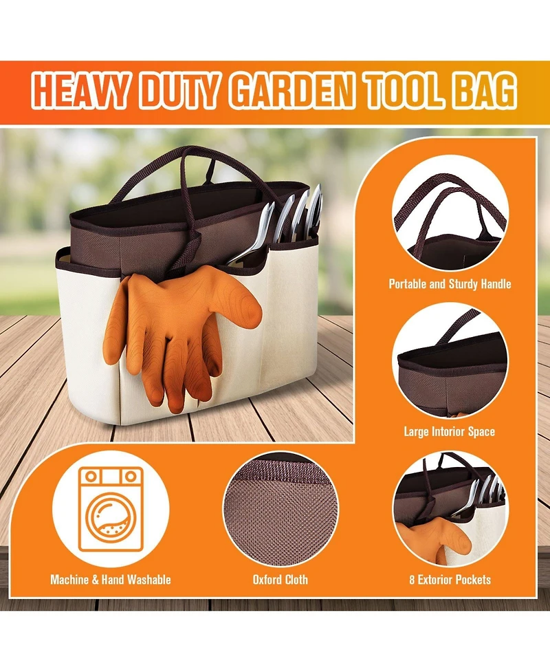Xdovet Garden Tool Set 10pieces Stainless Steel Kit Gift