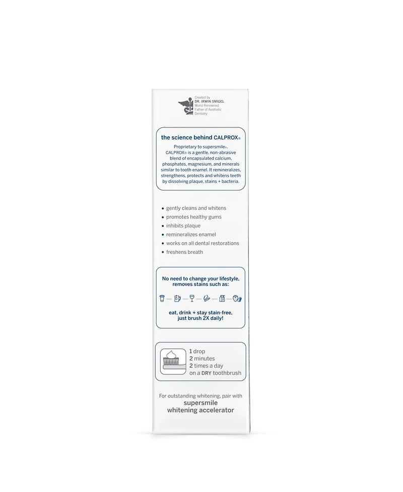 Supersmile Fluoride Free Professional Whitening Toothpaste Icy Mint 3.4 Ounce