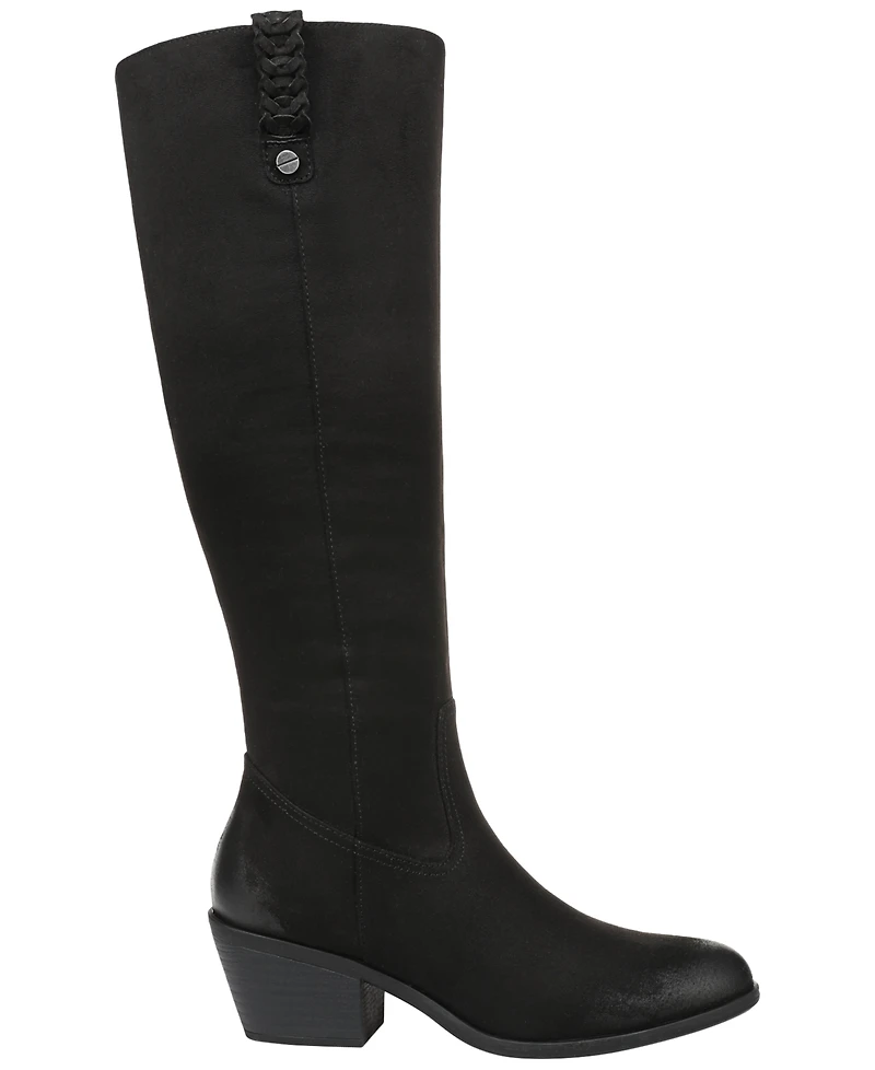 Dr. Scholl's Women's Calista Wide-Calf Zipper Tall Boots