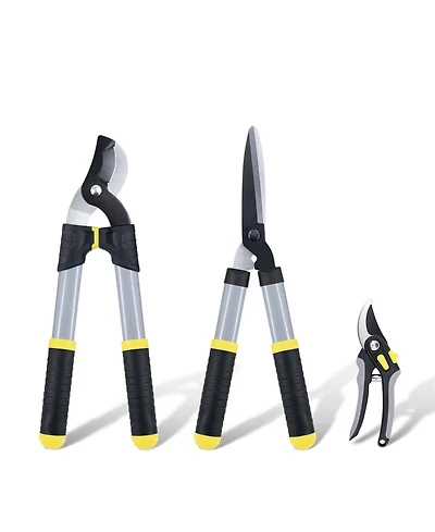 Xdovet Loppers Garden Shears Pruners Tree Shrub Care Kit Soft Grip